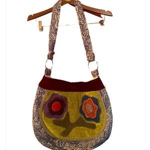 Open Sesame FASHION TRENDY SHOULDER STRAPCorduroy BAG
